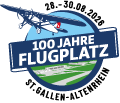 100 Jahre Flugplatz St.Gallen – Altenrhein Logo